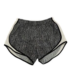 Varsity Black and White Athletic Shorts